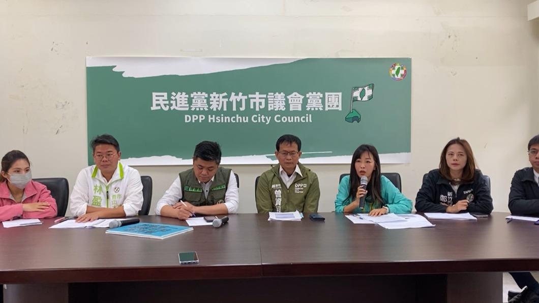 民進黨團批評高虹安一事無成。（圖／翻攝自新竹市議會民進黨團臉書）