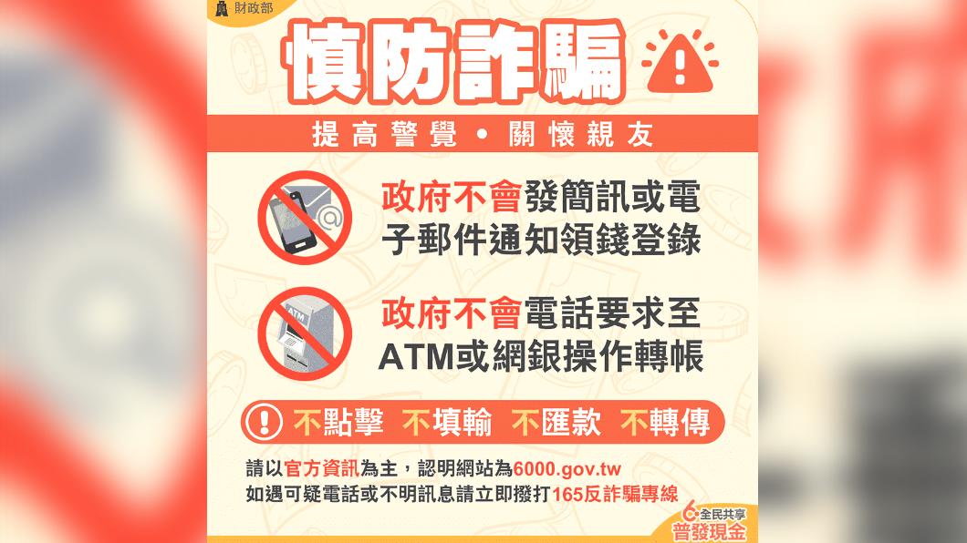 警方反詐告示。(圖/TVBS)