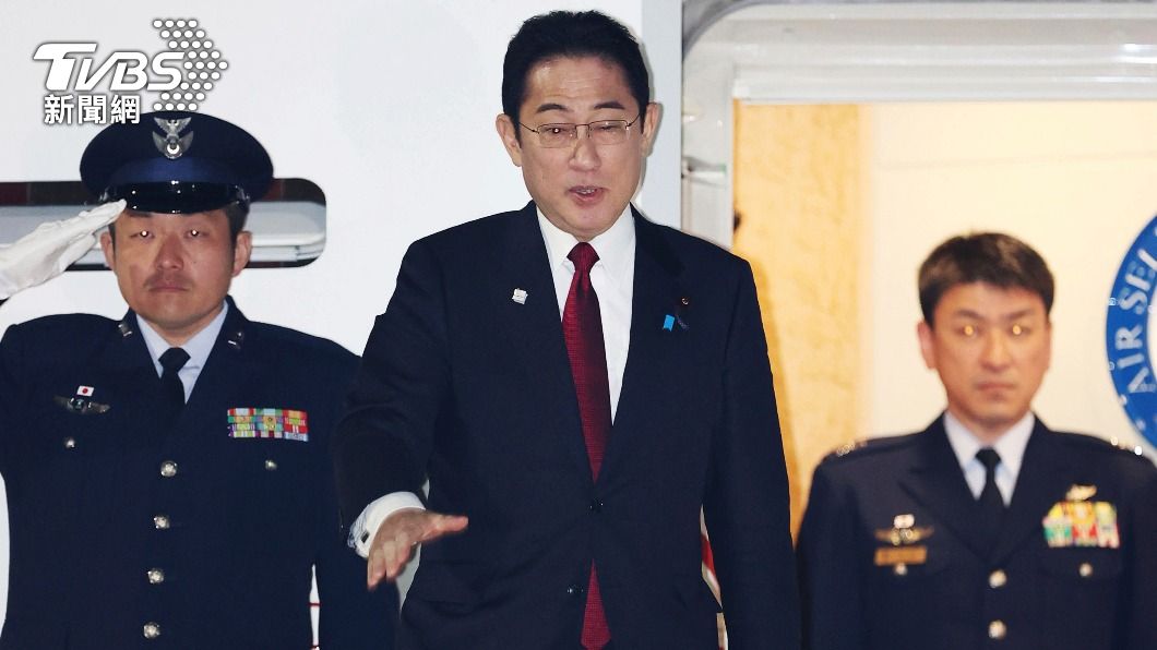 日本首相岸田文雄出訪烏克蘭。(圖/達志影像美聯社)