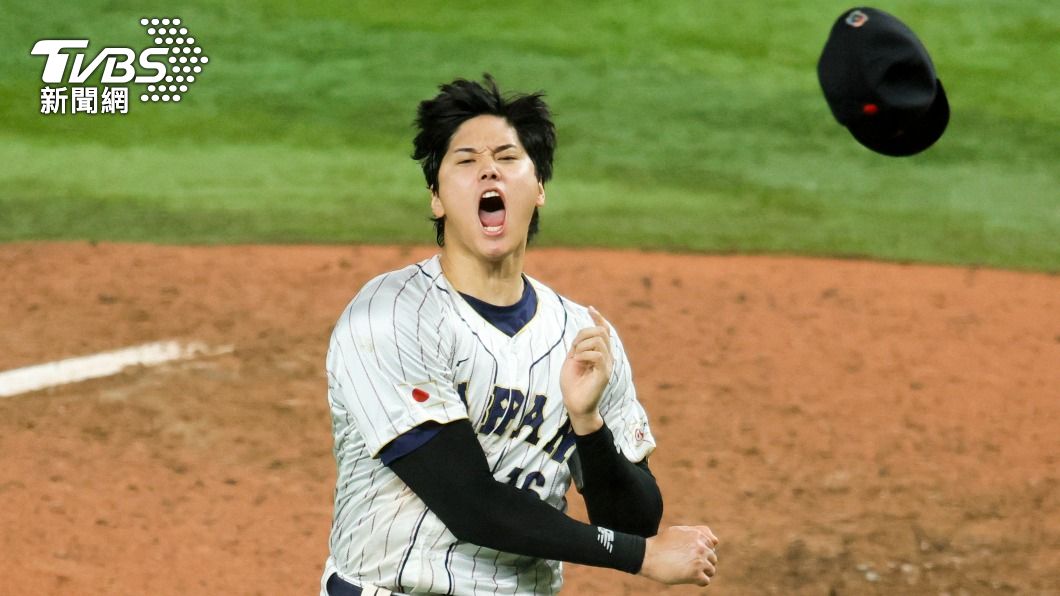 大谷翔平使用的最後一球,是他最拿手的「掃地球」。(圖/達志影像美聯社)
