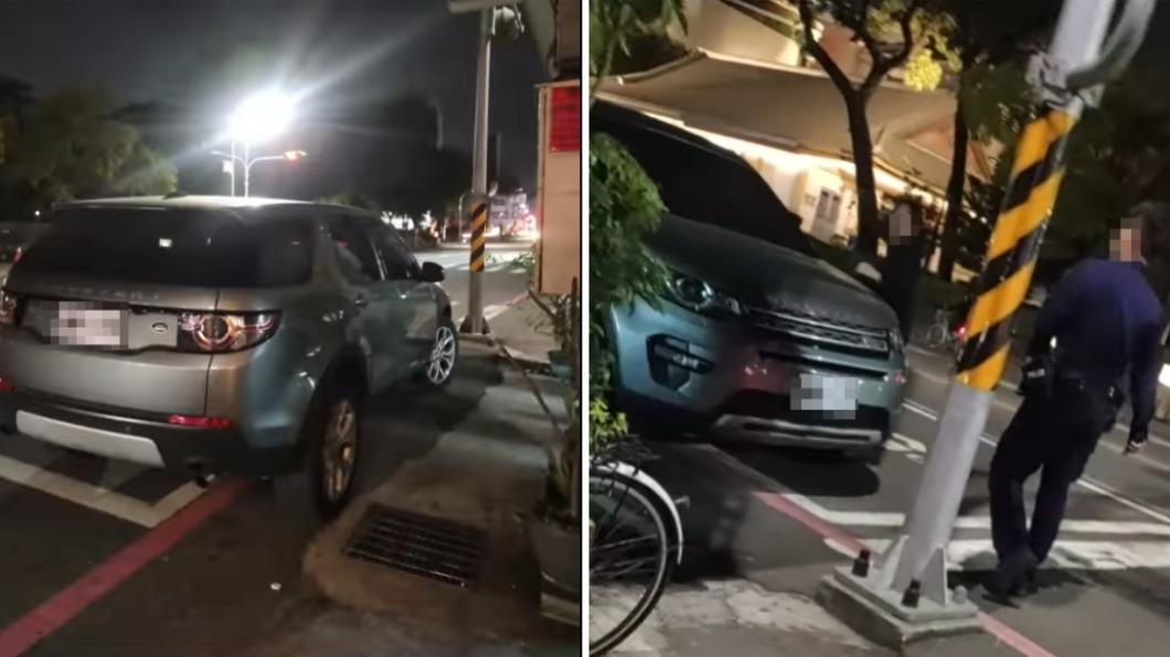 轎車違停「機車停等區」!警疑不想開單嗆:他有惹到你嗎
