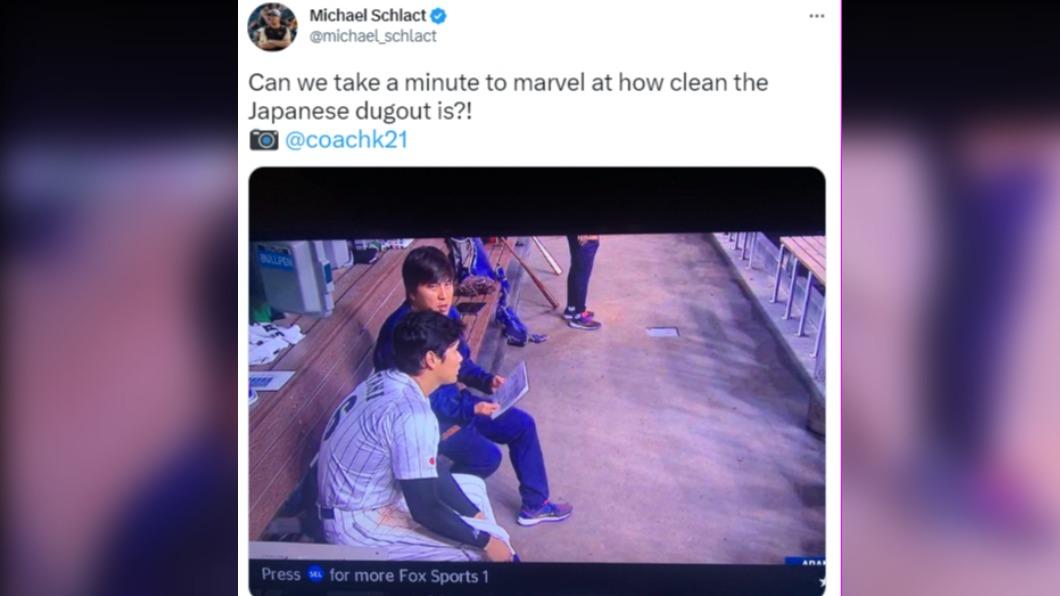 日本的「整潔文化」令美國教練讚爆。(圖/翻攝自 推特@michael_schlact)