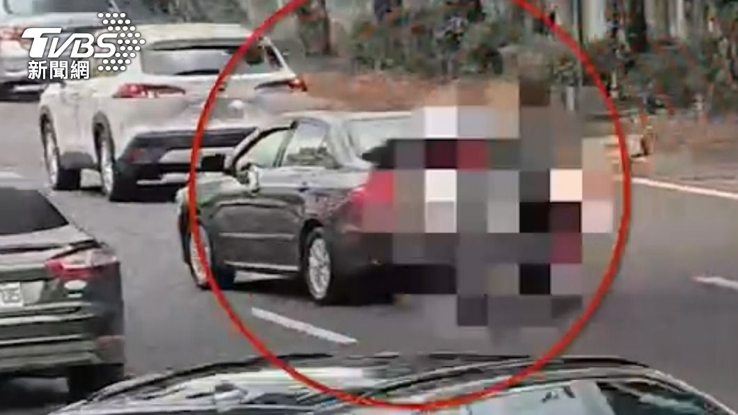 犯嫌駕車逃逸。（圖／TVBS）