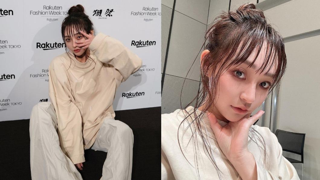 林襄日本東京走秀造型。(圖/翻攝自@95_mizuki IG)
