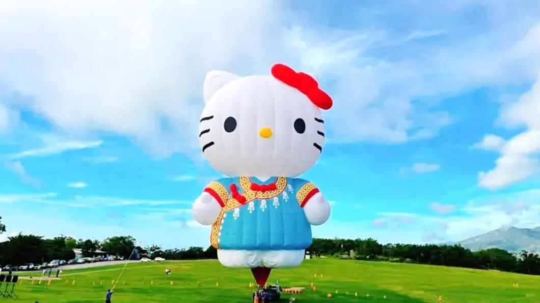 Hello Kitty熱氣球在去年首次亮相,今年也將帶來全新造型氣球。(圖/臺灣國際熱氣球嘉年華提供)