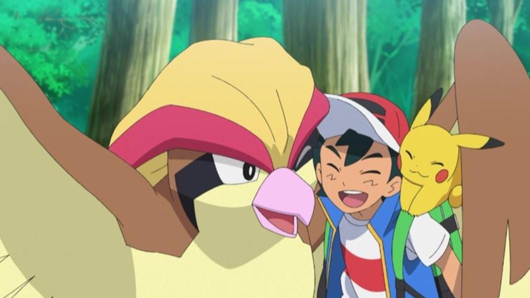 比雕驚喜回歸與小智團聚。(圖/翻攝自 アニメ「ポケットモンスター」公式 推特)