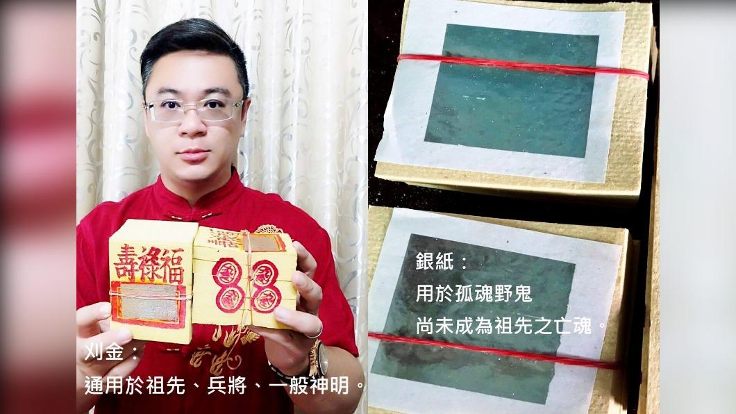 民俗專家指出紙錢差異。(圖/Facebook錯別字-賴正鎧)
