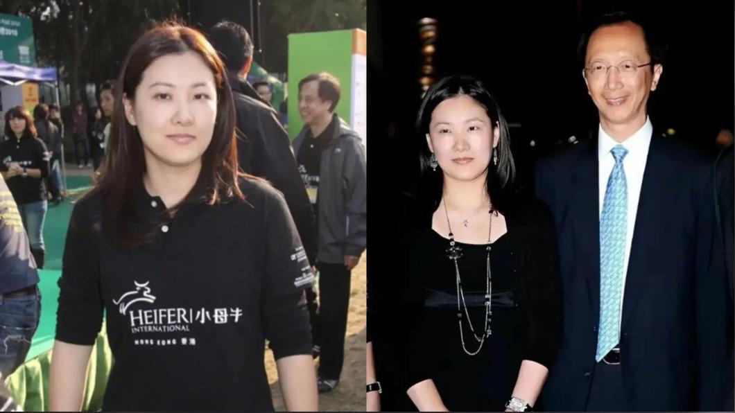伏明霞與老公相差25歲。（圖／翻攝自微博）