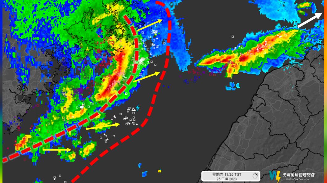 春雨春雷要來了!北部颮線逐漸接近 這縣市先被影響