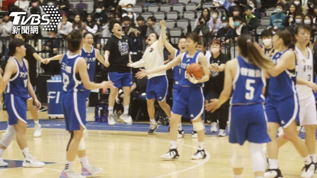 UBA女子組4強賽文化挺進冠軍戰。（圖／中央社）
