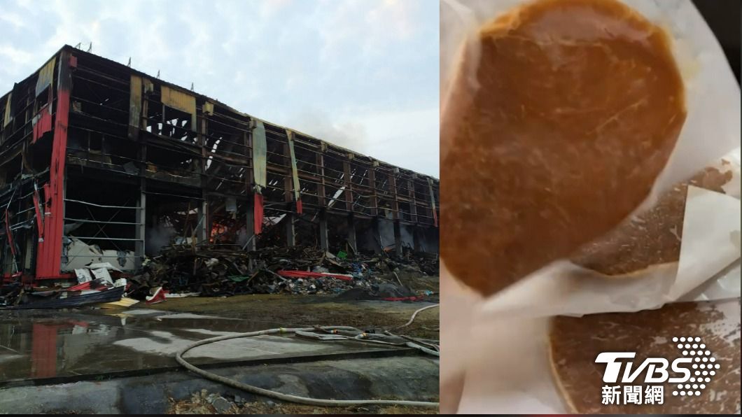 火腿培根燒成灰!肉品大廠富統大火12小時 早餐店剉咧等