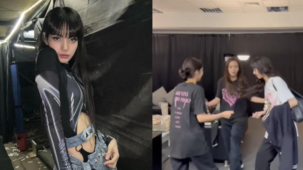 Lisa謝謝BLINK（粉絲名）帶給他們在高雄的美好回憶。（圖／翻攝自Lisa IG）