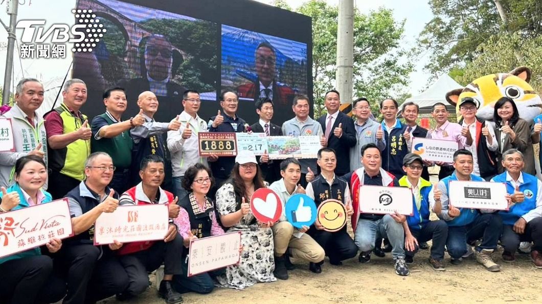 迎接第2百萬遊客 鐵道自行車送日本行