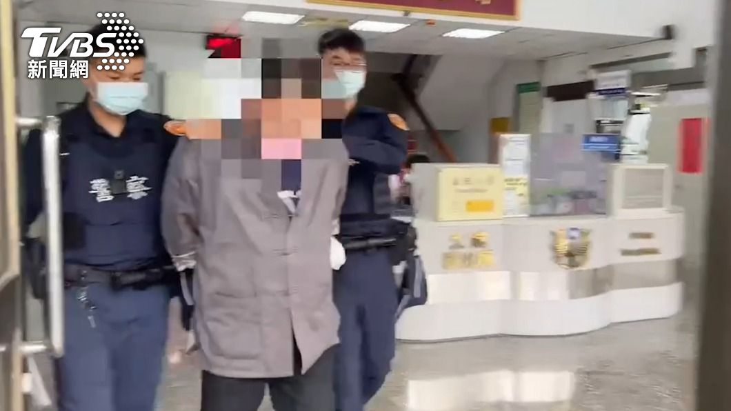 王男被警方移送法辦。(圖/TVBS)