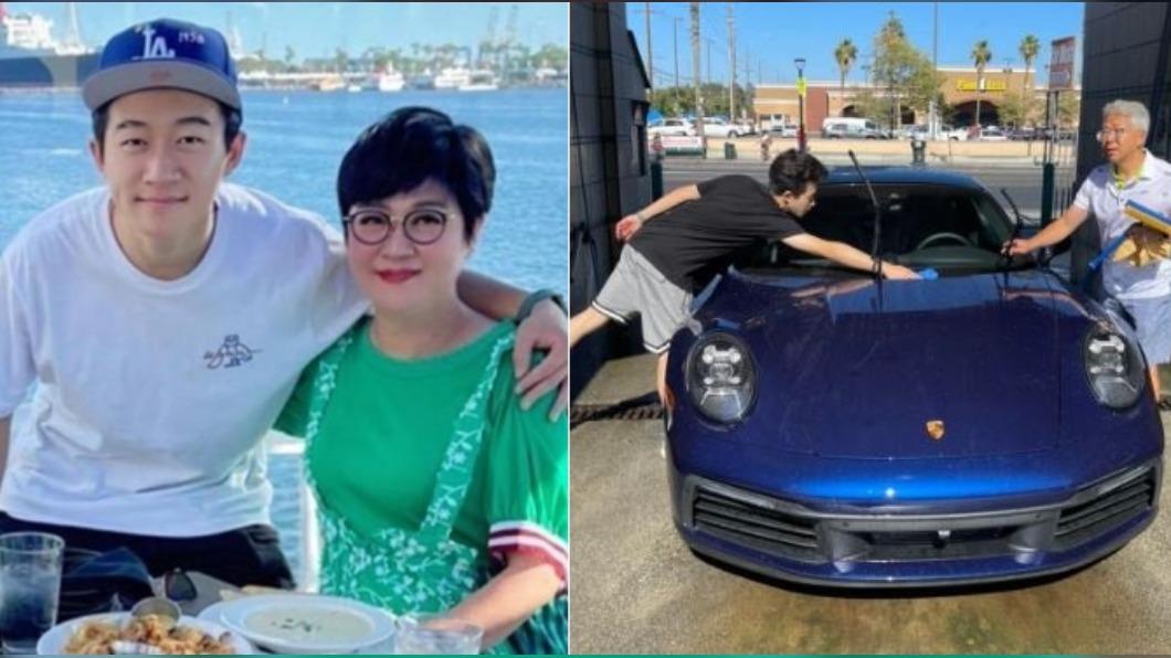 崔佩儀送兒「百萬敞篷車」！貝克宇美國回台　天菜模樣曝光