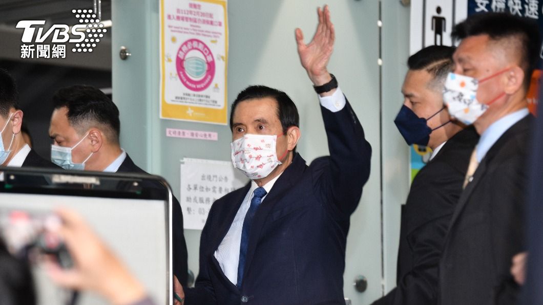 馬英九出訪中國。(圖/胡瑞麒攝)