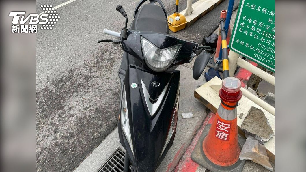 莊員的機車。（圖／TVBS）