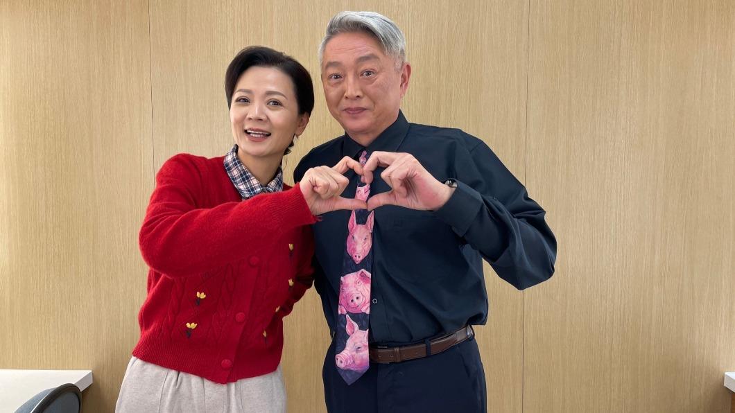 高欣欣(左)、李國超在《市井豪門》首次合體演夫妻。(圖/民視提供)