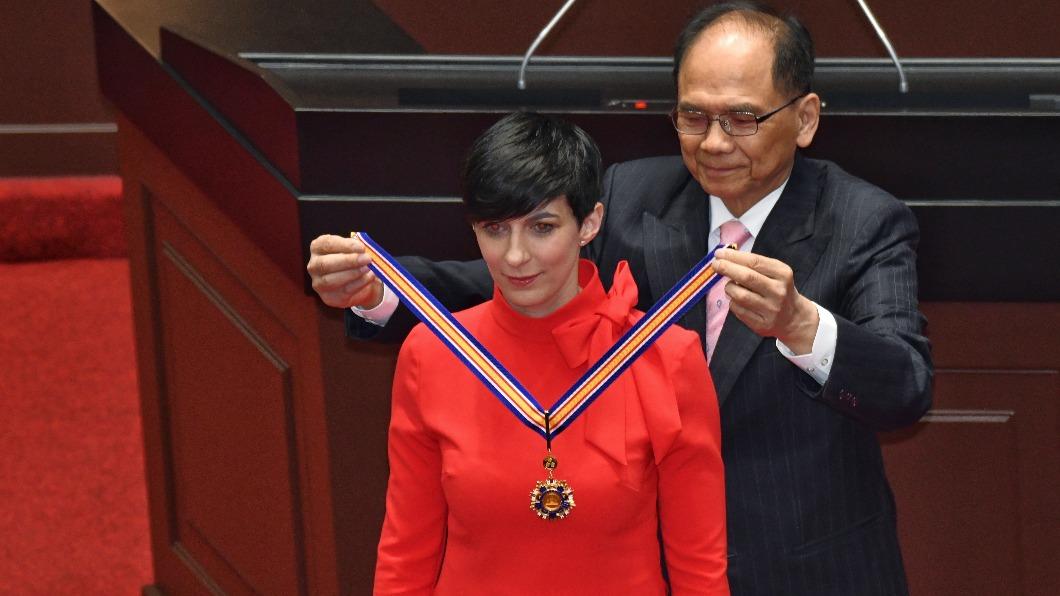 捷克眾議院議長艾達莫娃（Markéta Pekarová Adamová）。(圖/胡瑞麒攝）