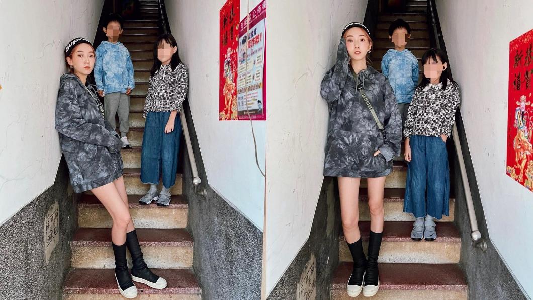 翁馨儀回憶老家樓梯。（圖／翻攝自翁馨儀 IG）
