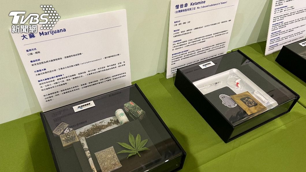 大麻、愷他命種類示意。(圖/TVBS)