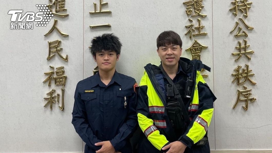 女子事後感謝員警和行員協助。(圖/TVBS)