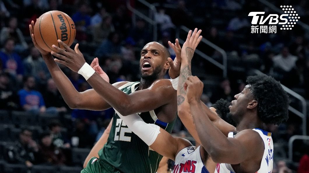 NBA密道頓轟本季新高34分 公鹿客場擊敗活塞