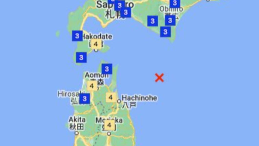 快訊／日本青森海域發生規模6.1地震　深度僅20公里