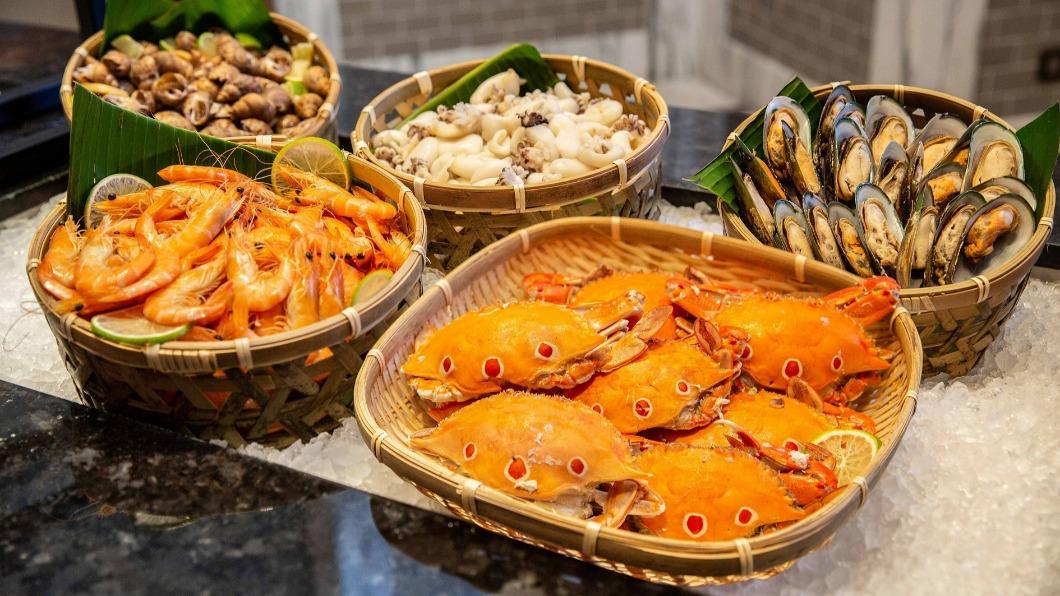 台北萬豪酒店Garden Kitchen「極鮮海物Bar」。（圖／台北萬豪提供）