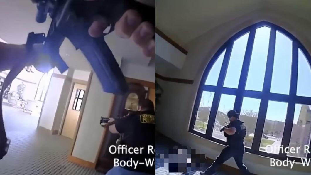 美小學槍擊/警方曝攻堅第一視角畫面 狂轟8槍擊斃凶嫌