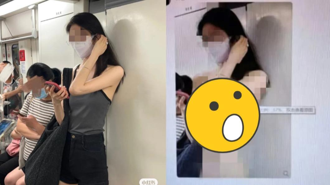 經查發現是女網紅的照片遭有心人士惡意散佈。(合成圖/翻攝自小紅書、微博)