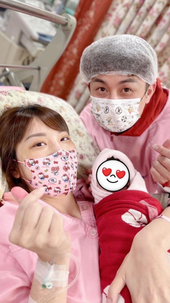 郭婷筠提前生下寶寶。(圖/翻攝自郭婷筠臉書)