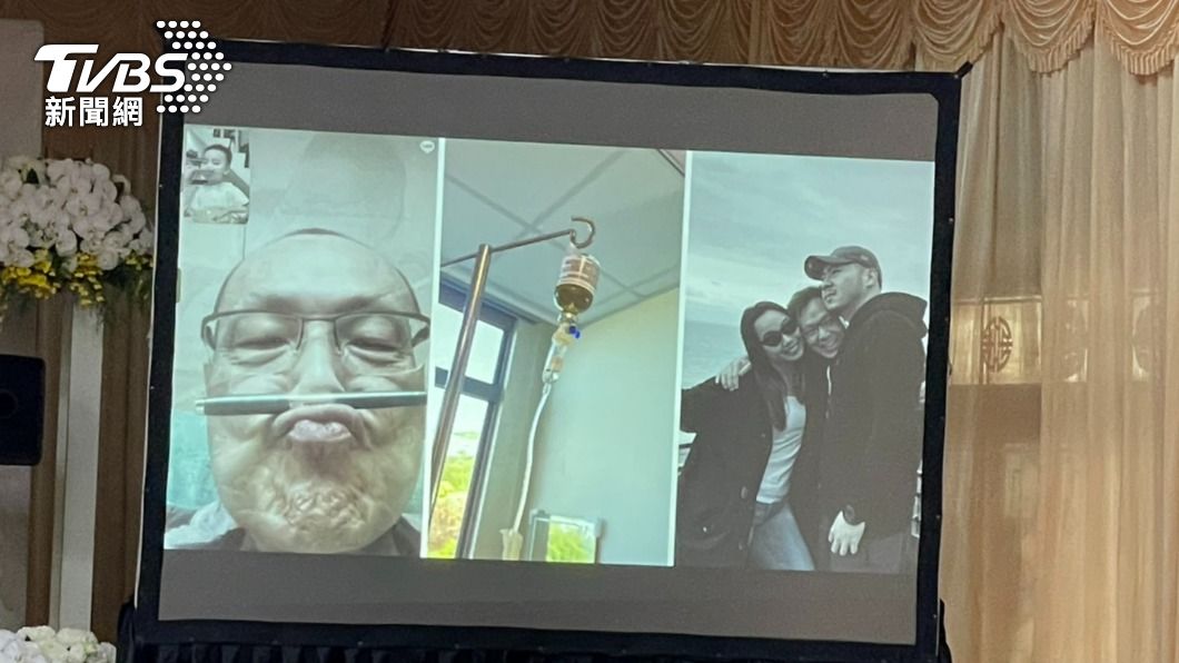 即使身陷苦痛,劉忠繼依然相當樂觀,對著鏡頭嘟嘴,記錄治療日常。(圖/謝佩樺攝)