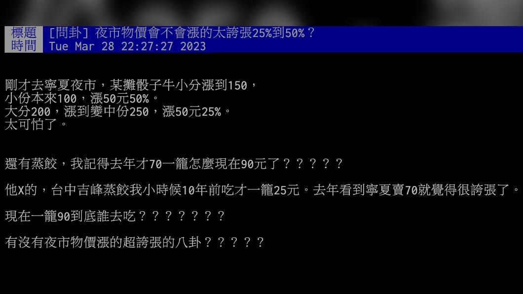 原PO發文。(圖/翻攝自PTT)