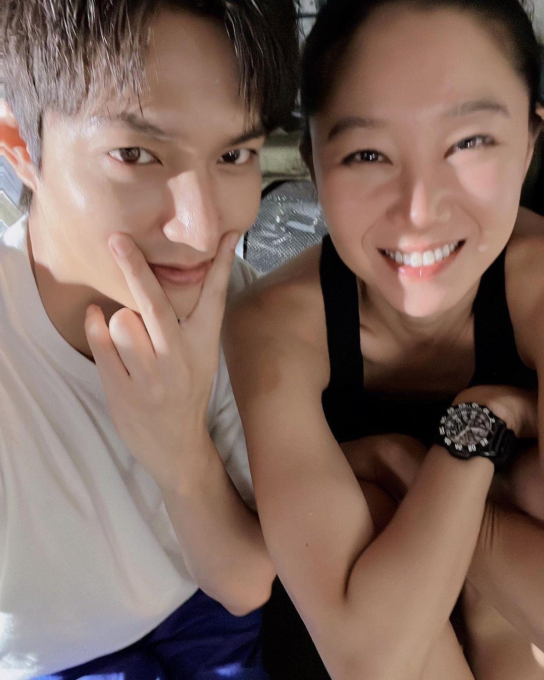 李敏鎬與孔曉振的新劇以太空站為背景。(圖/翻攝自李敏鎬IG)