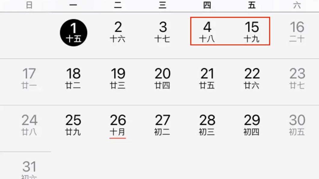 這年10月只有21天!消失的10天去哪了 釣出神人詳解答