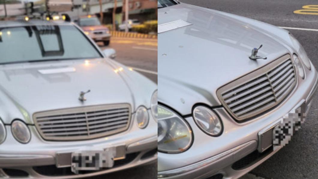 網友透露車主會不定期更換車頭立標。(圖/翻攝自路上觀察學院臉書)
