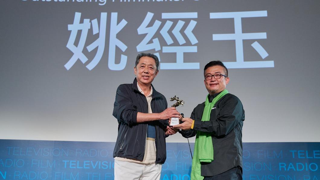 海鵬影業總監姚經玉獲頒「年度傑出影視工作者」。(圖/國家影視聽中心提供)