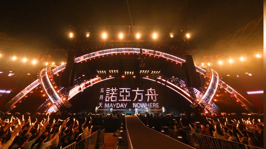 五月天上次在高雄世運主場館舉辦「諾亞方舟」演唱會已有11年之久。(圖/相信音樂提供)