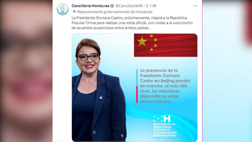 建交不到一週! 宏都拉斯外交部:總統即將訪中國