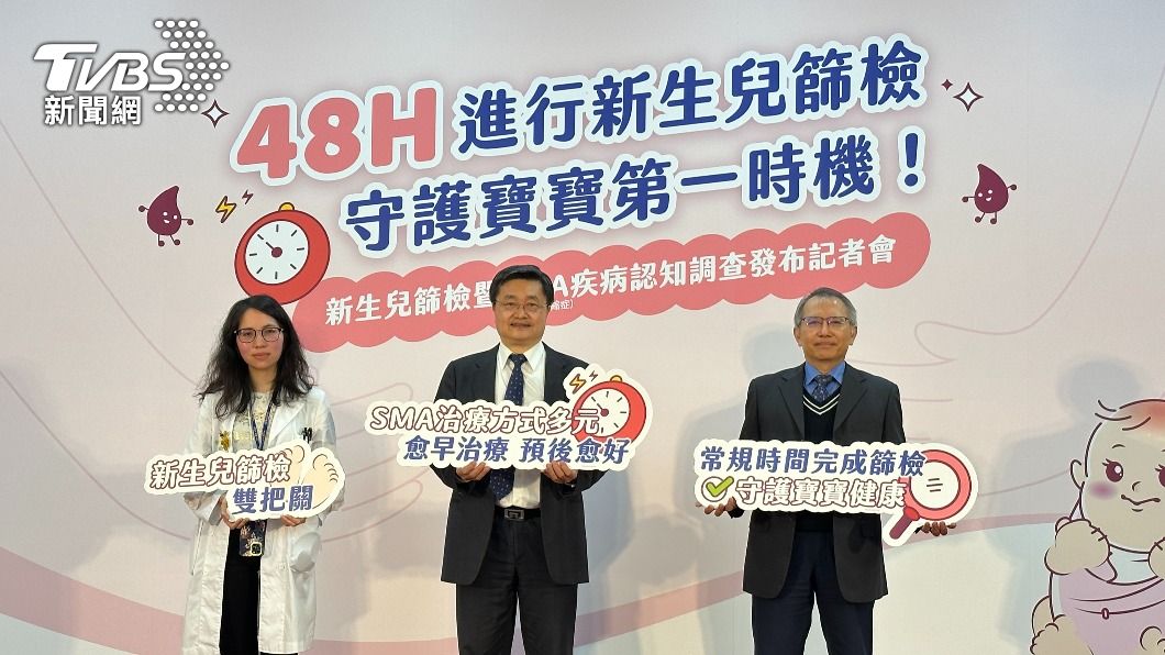 醫師呼籲,家長切勿忽視SMA新生兒篩檢,及早發現及早治療。(圖/許稚佳攝)