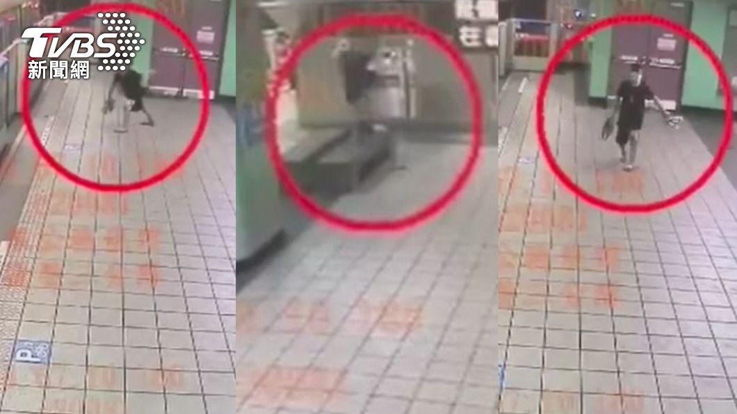 旋轉、跳躍、我閉著眼！通緝男吸毒太嗨　捷運月台當練舞室