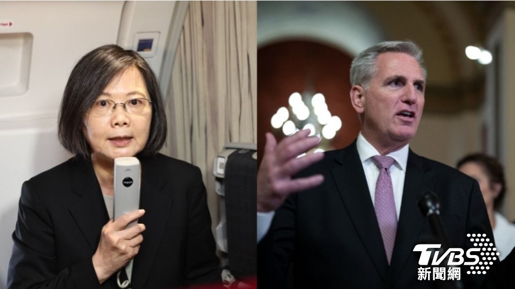 蔡總統晤麥卡錫 華郵:陸方反應可能比照裴洛西訪台