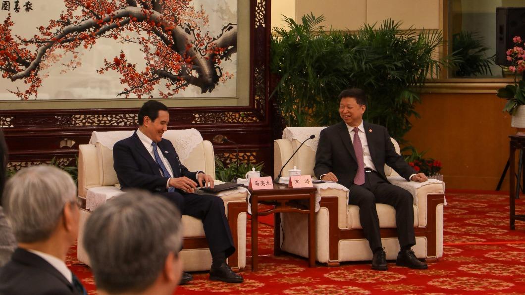 馬英九會見國台辦主任宋濤。(圖/馬辦提供)