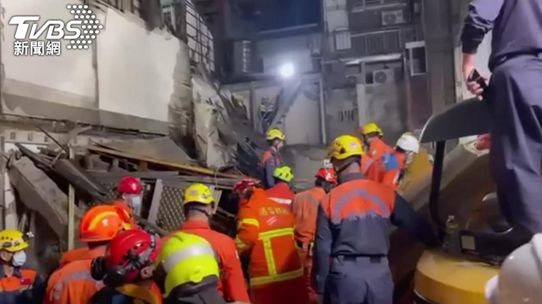 台中市房屋倒塌挖出第3人 已無生命跡象