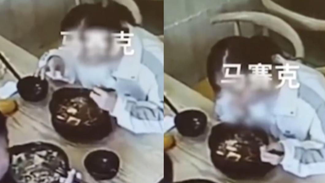 婦女一舉一動都被監視器拍下。(圖/翻攝自《農民頻道》微博)