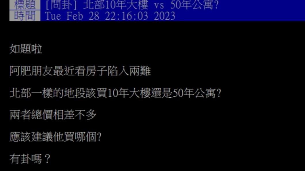 原PO發文。(圖/翻攝自PTT)