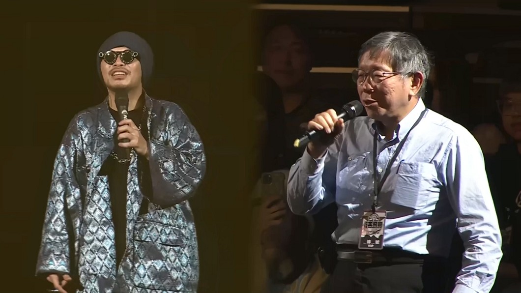 黃明志首攻小巨蛋！現場驚見五星旗　柯文哲力挺獻聲糗破音