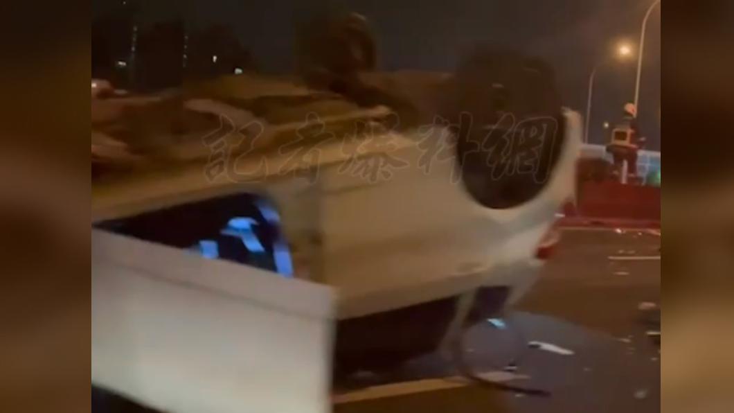 該起車禍造成2人死亡。(圖/翻攝記者爆料網)