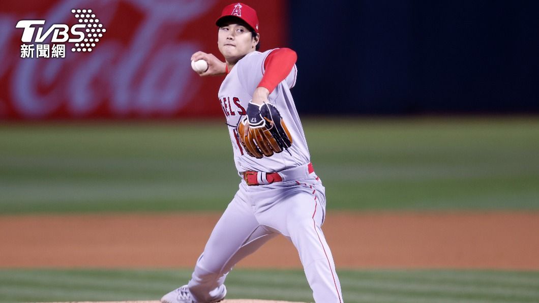 大谷翔平的橫掃滑球越練越犀利。(圖/達志影像美聯社)